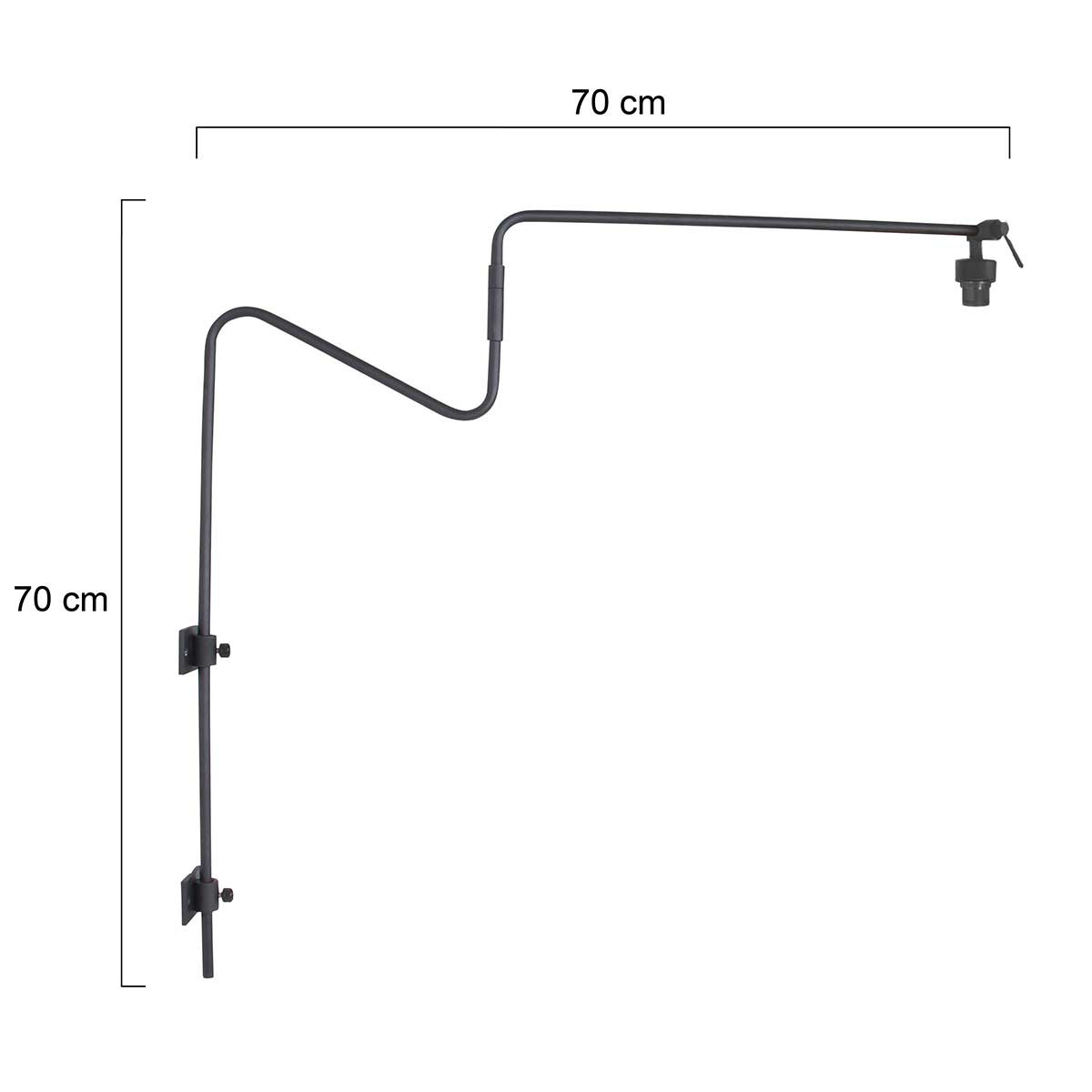 Abat-jour contemporain blanc Anne Light & Home Linstrøm noir – Image 7