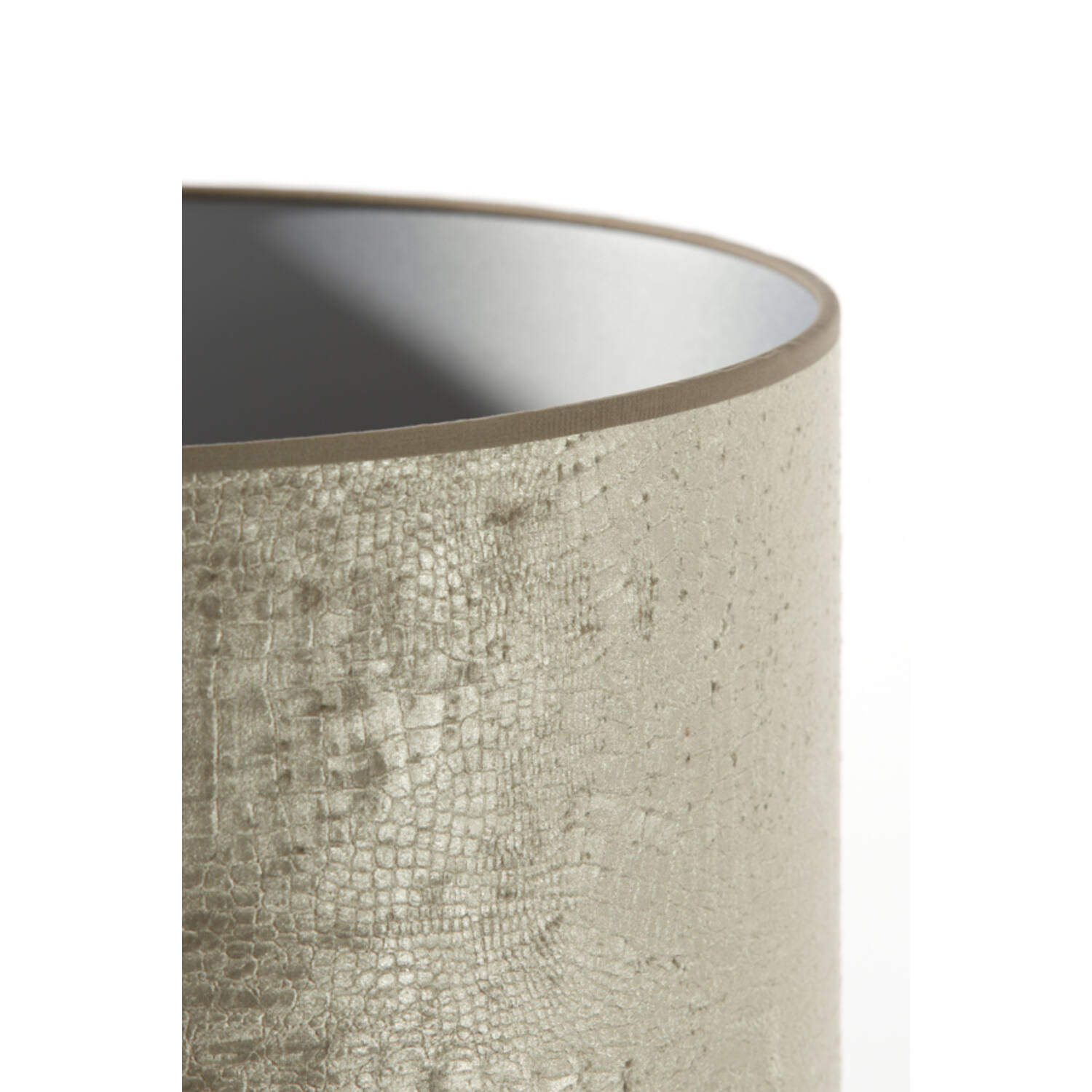 Abat-jour gris effet peau de crocodile Light & Living Chelsea – Image 3