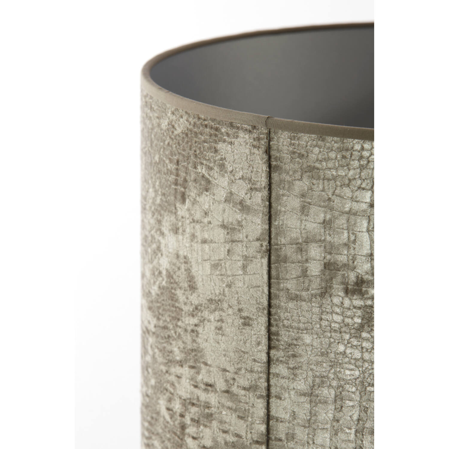 Abat-jour gris effet peau de crocodile Light & Living Chelsea – Image 4