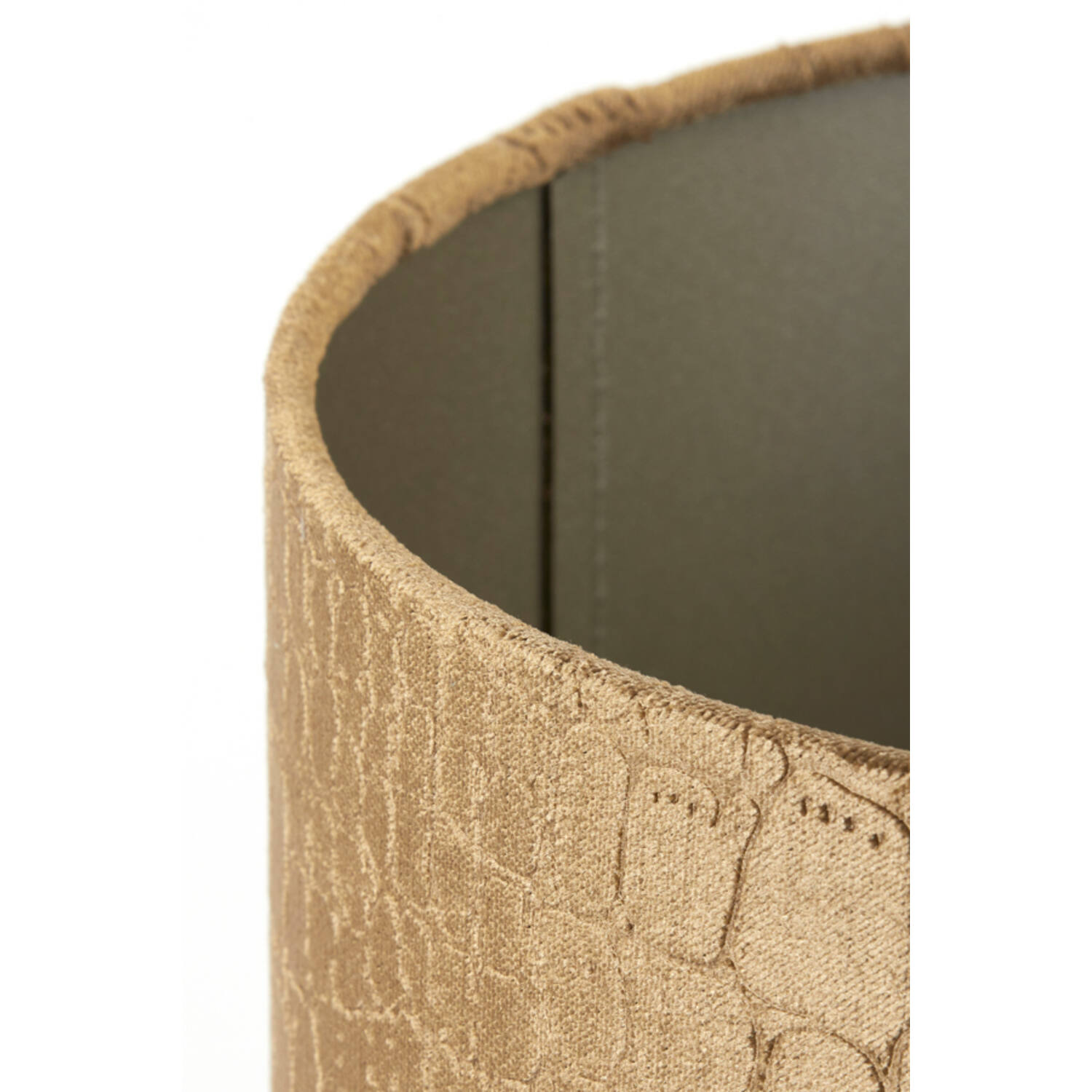 Abat-jour brun effet peau de crocodile Light & Living Praya – Image 5