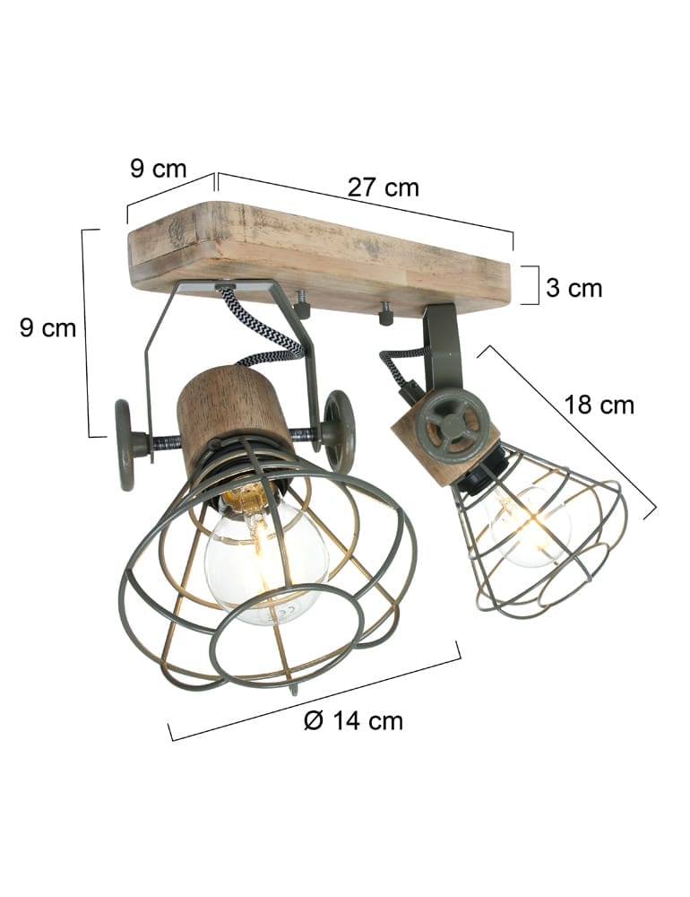 abat-jour metallique Anne Lighting Geurnesey – Image 2