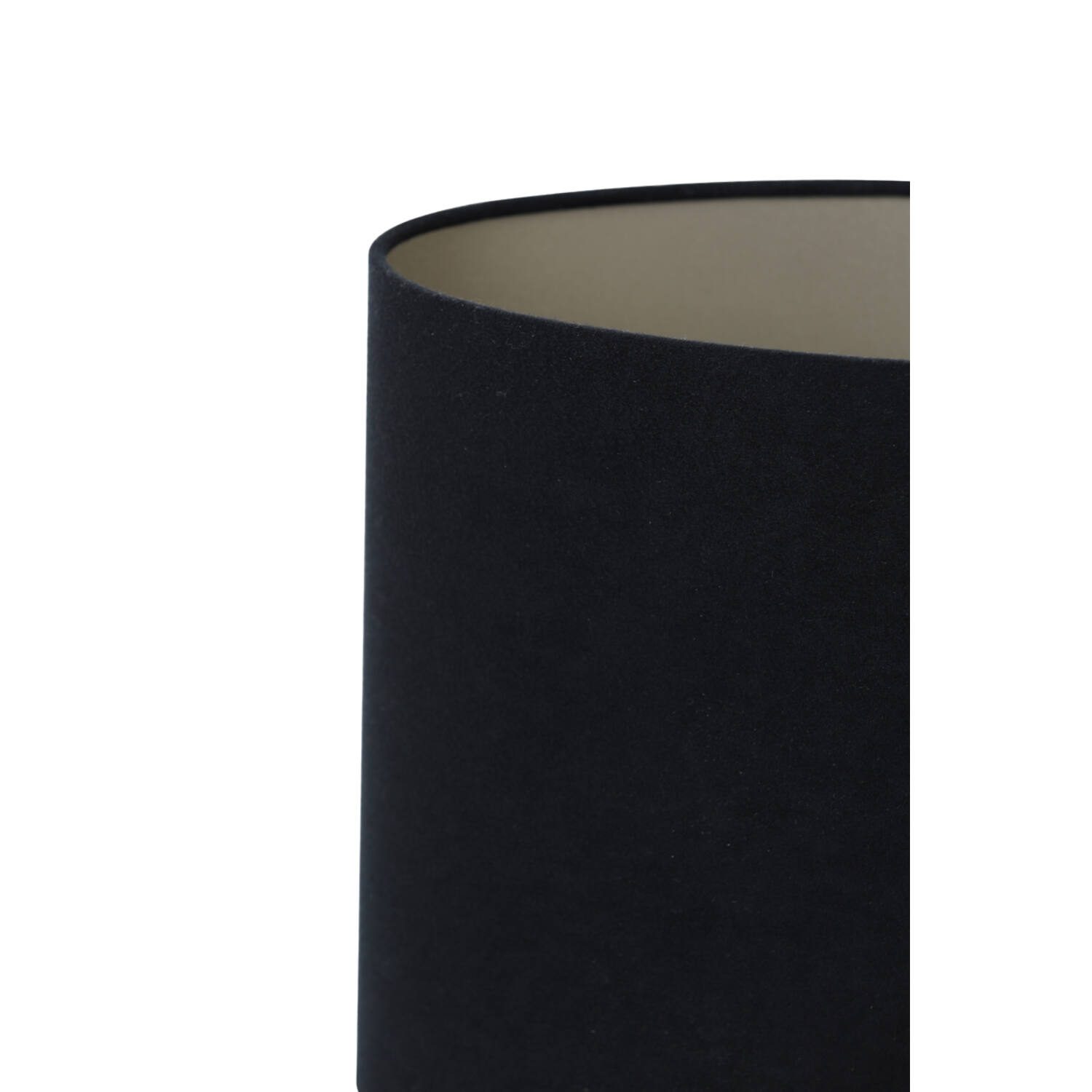 Abat-jour ovale noir Light & Living Velours – Image 5