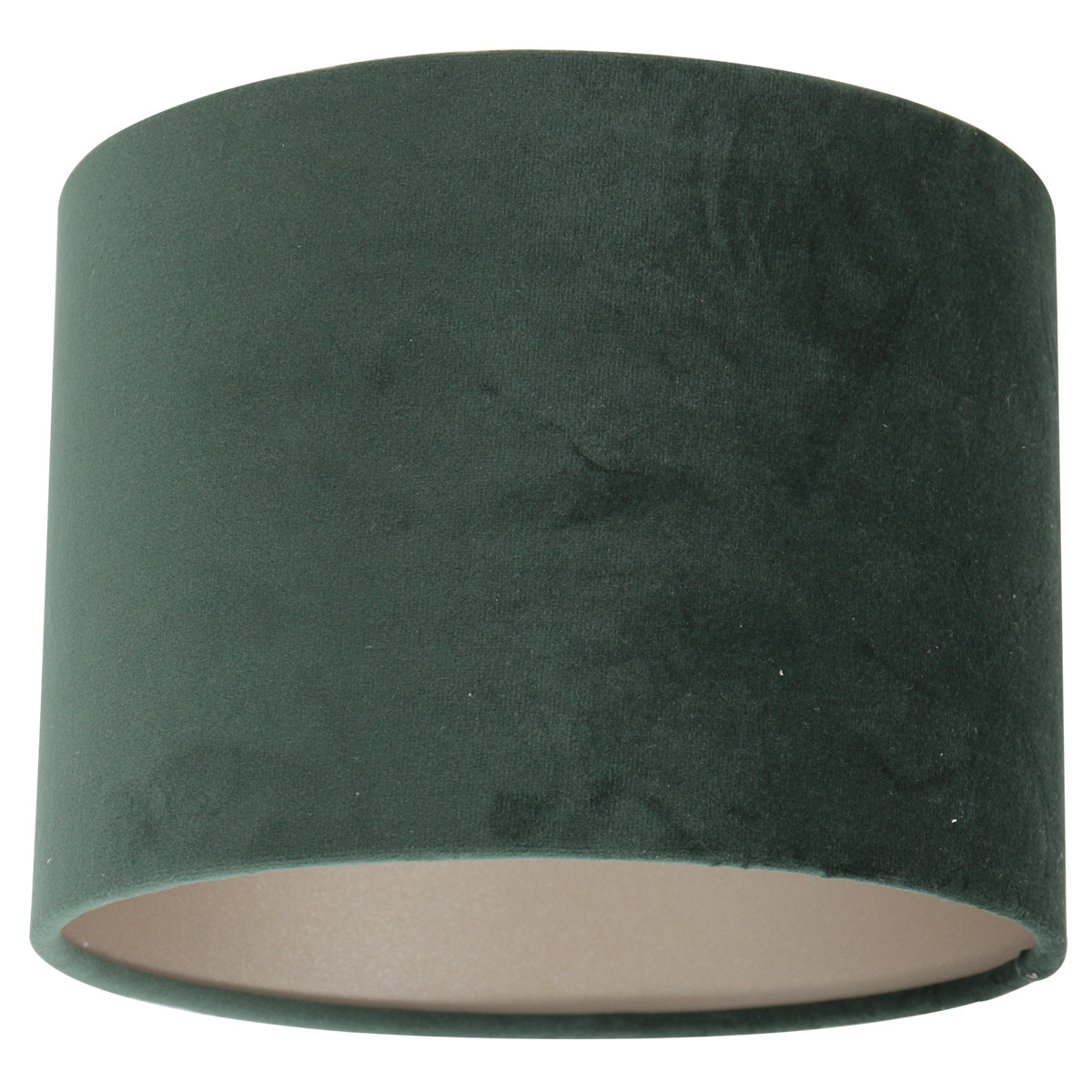 abat-jour-rond-en-velours-20-cm-steinhauer-prestige-chic-vert-k3084vs