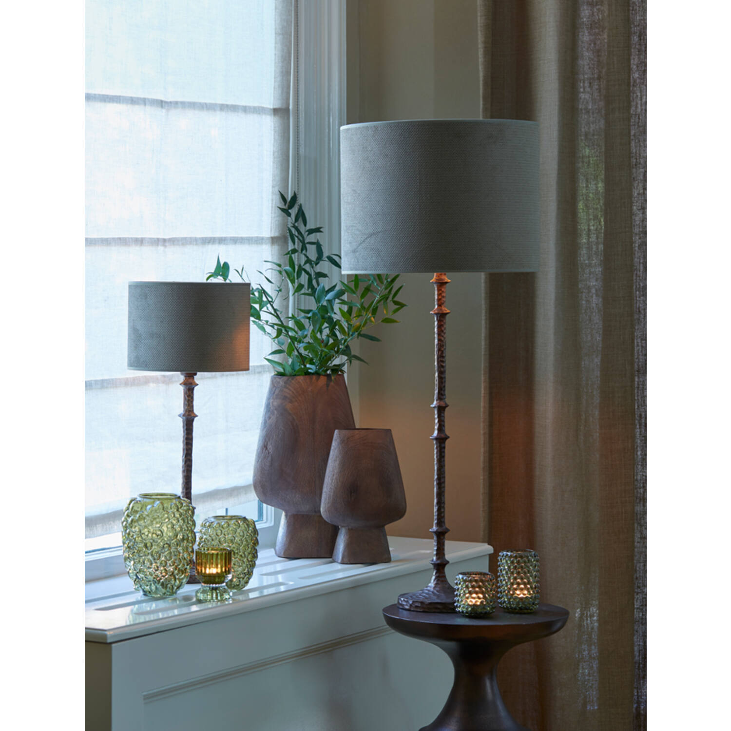 Abat-jour moderne rond gris Light & Living Vandy – Image 3