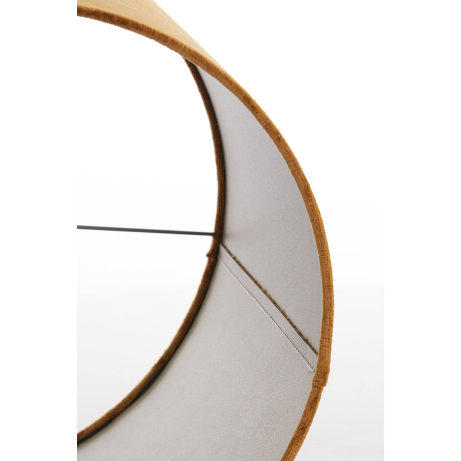 Abat-jour rétro rond jaune ocre Light & Living Gemstone – Image 6