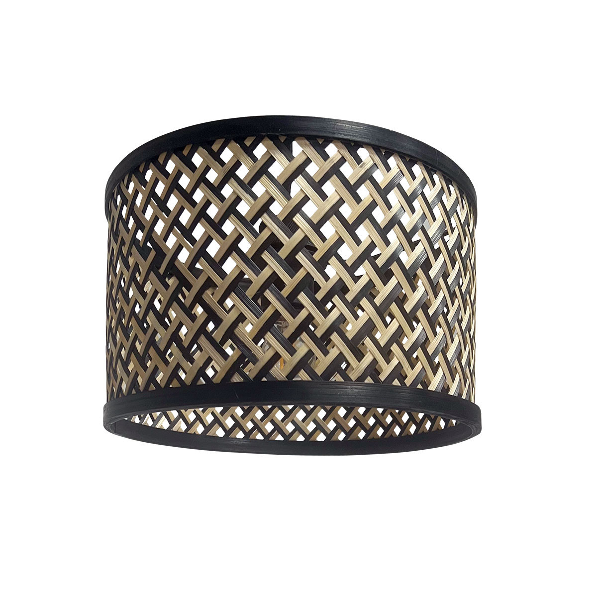 Abat-jour bohème en bambou noir Steinhauer – Image 6