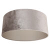 abat-jour-rond-velours-gris-50-cm-steinhauer-lampenkappen-taupe-k1066gs