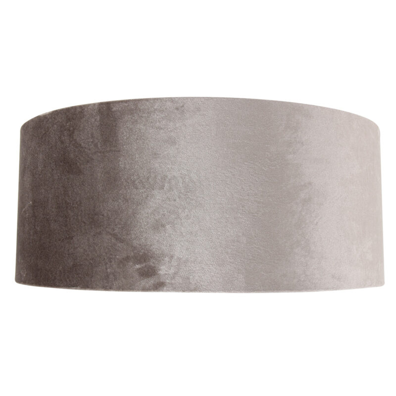 abat-jour-rond-velours-gris-50-cm-steinhauer-lampenkappen-taupe-k1066gs-3
