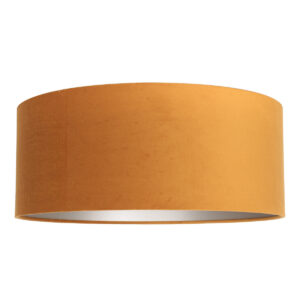abat-jour-rond-velours-ocre-50-cm-steinhauer-lampenkappen-or-k1066ks