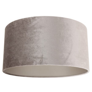 abat-jour-velours-gris-clair-40-cm-steinhauer-lampenkappen-taupe-k1068gs