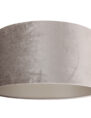 abat-jour-velours-gris-clair-40-cm-steinhauer-lampenkappen-taupe-k1068gs