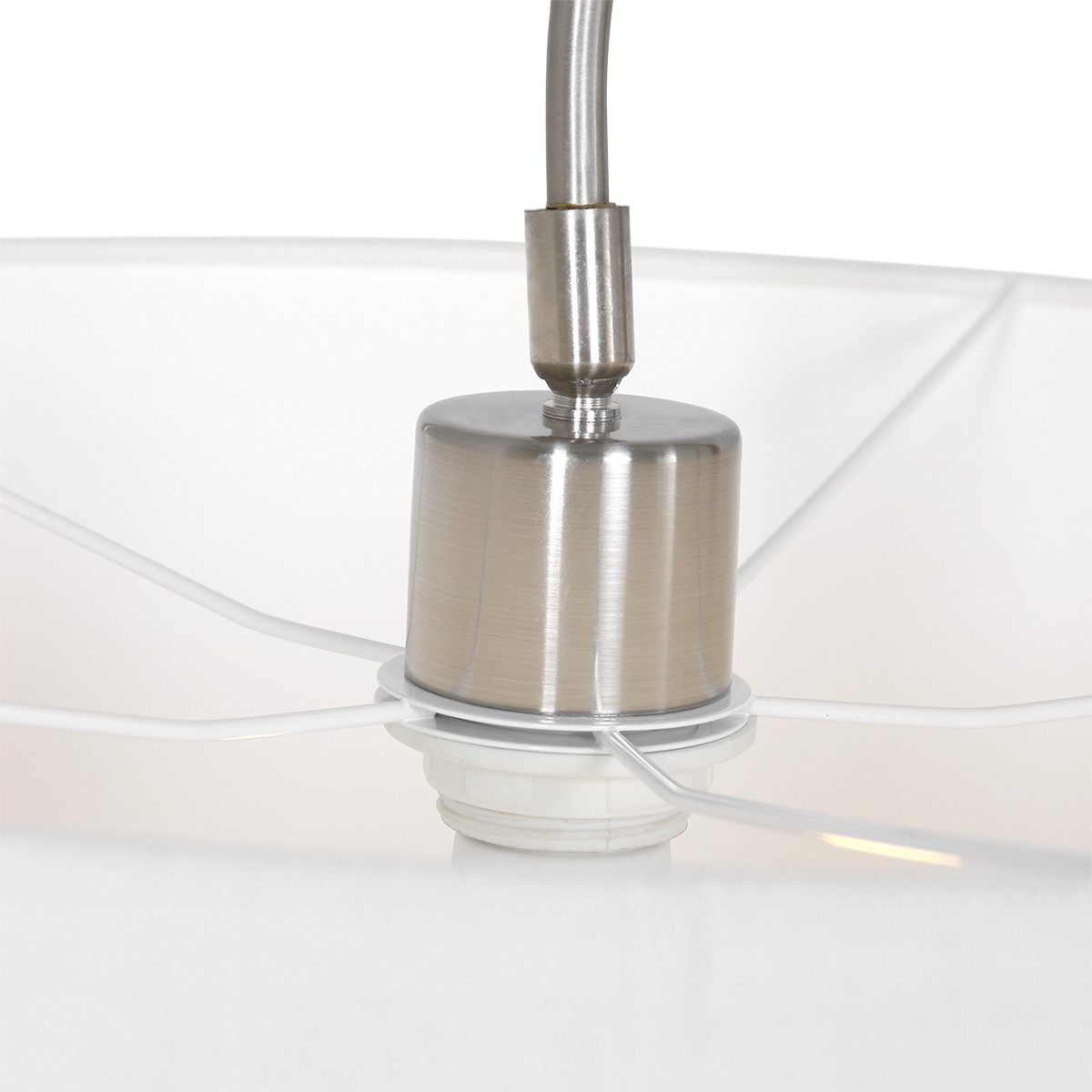 Applique abat-jour à bras long blanc Steinhauer Gramineus – Image 3