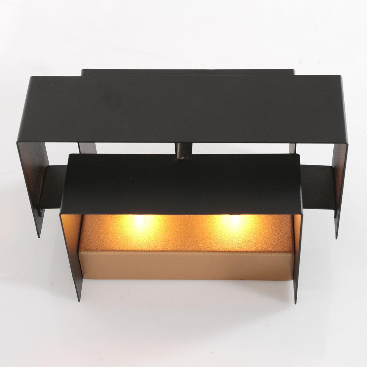 Applique allongé Steinhauer Muro noir intérieur doré – Image 11