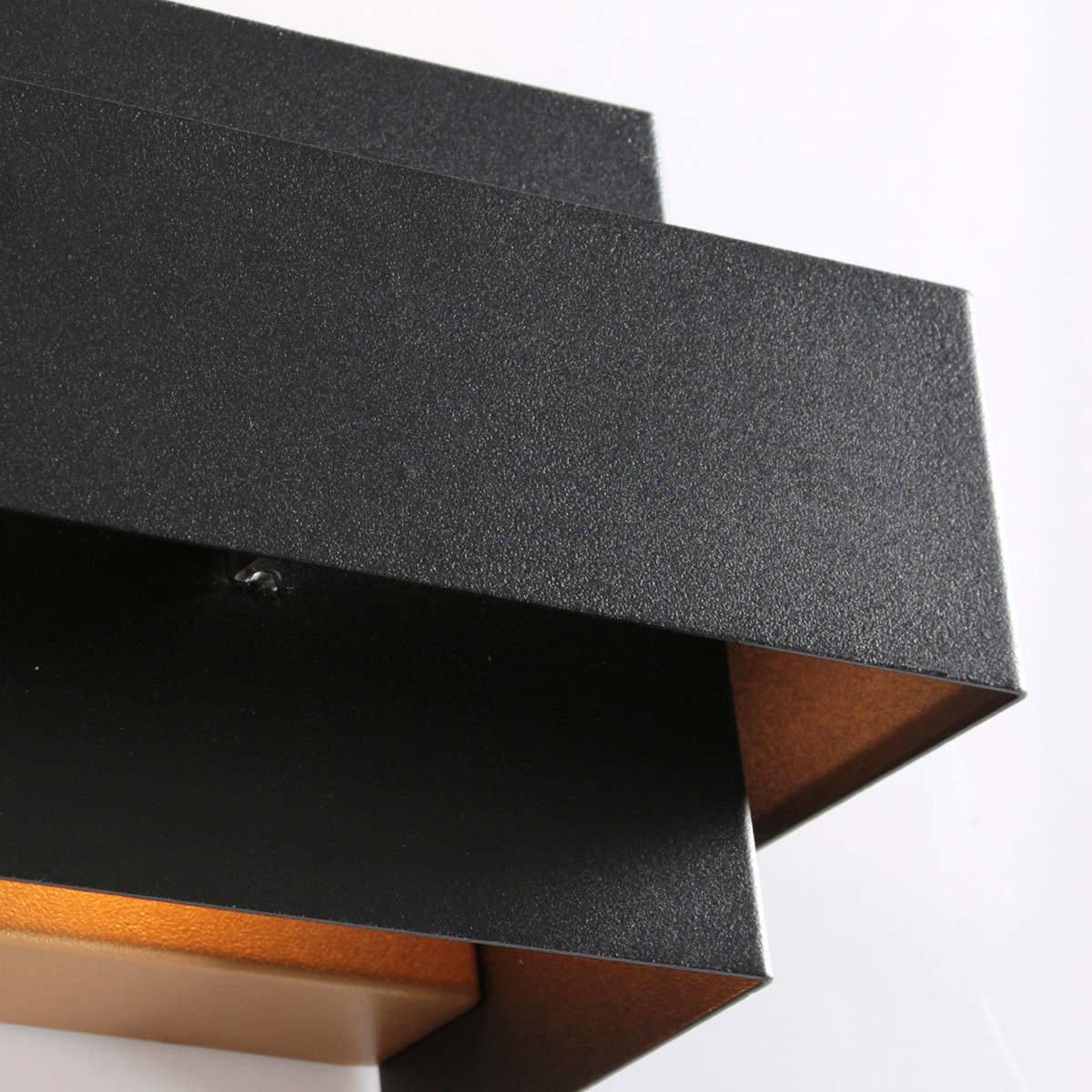 Applique allongé Steinhauer Muro noir intérieur doré – Image 5