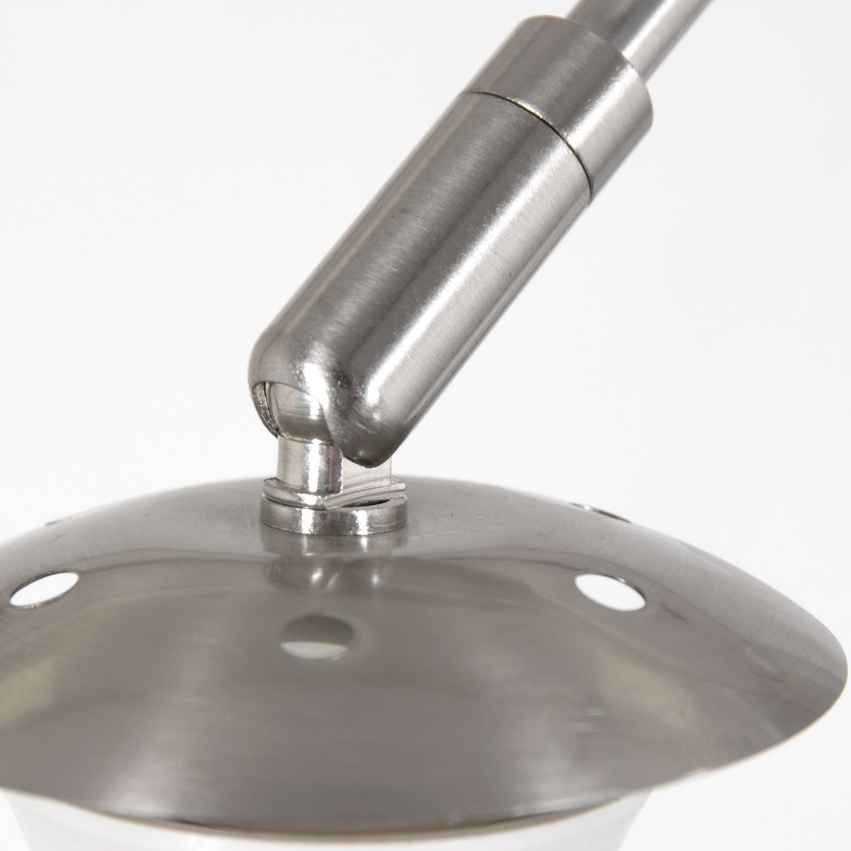 Applique arc en acier Steinhauer Sparkled Light abat-jour blanc – Image 10