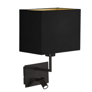 applique-liseuse-noire-abat-jour-rectangulaire-mexlite-nouveau-or-et-noir-1472zw