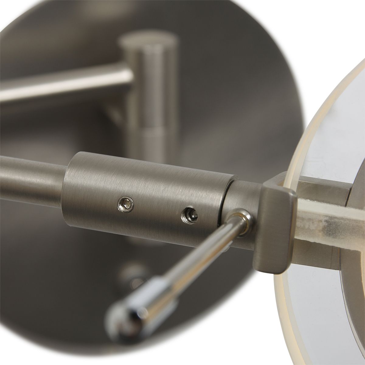 Applique murale acier avec LED inclinable en verre Steinhauer Turound – Image 14