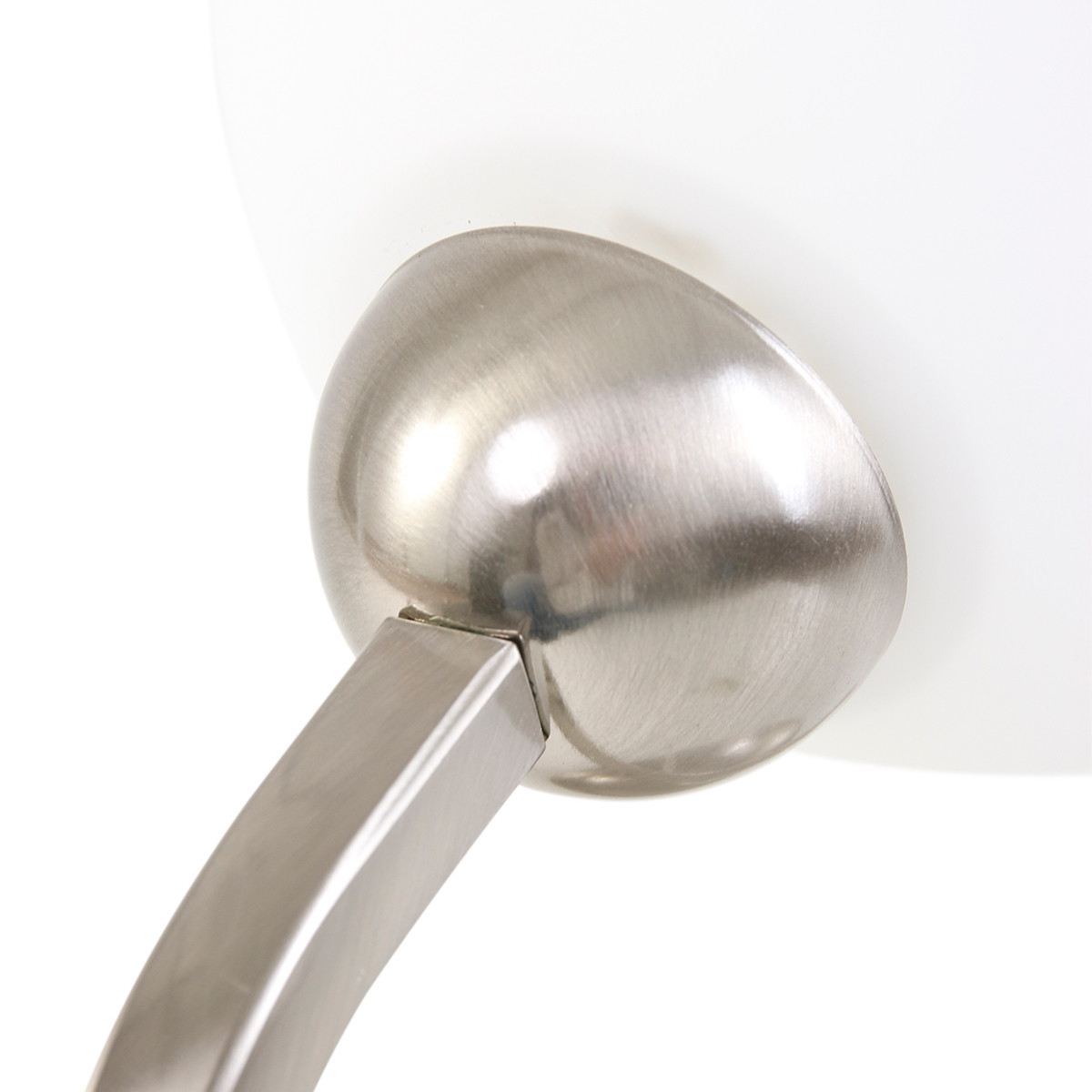 Applique murale ronde en acier abat-jour verre laiteux Steinhauer Capri – Image 3