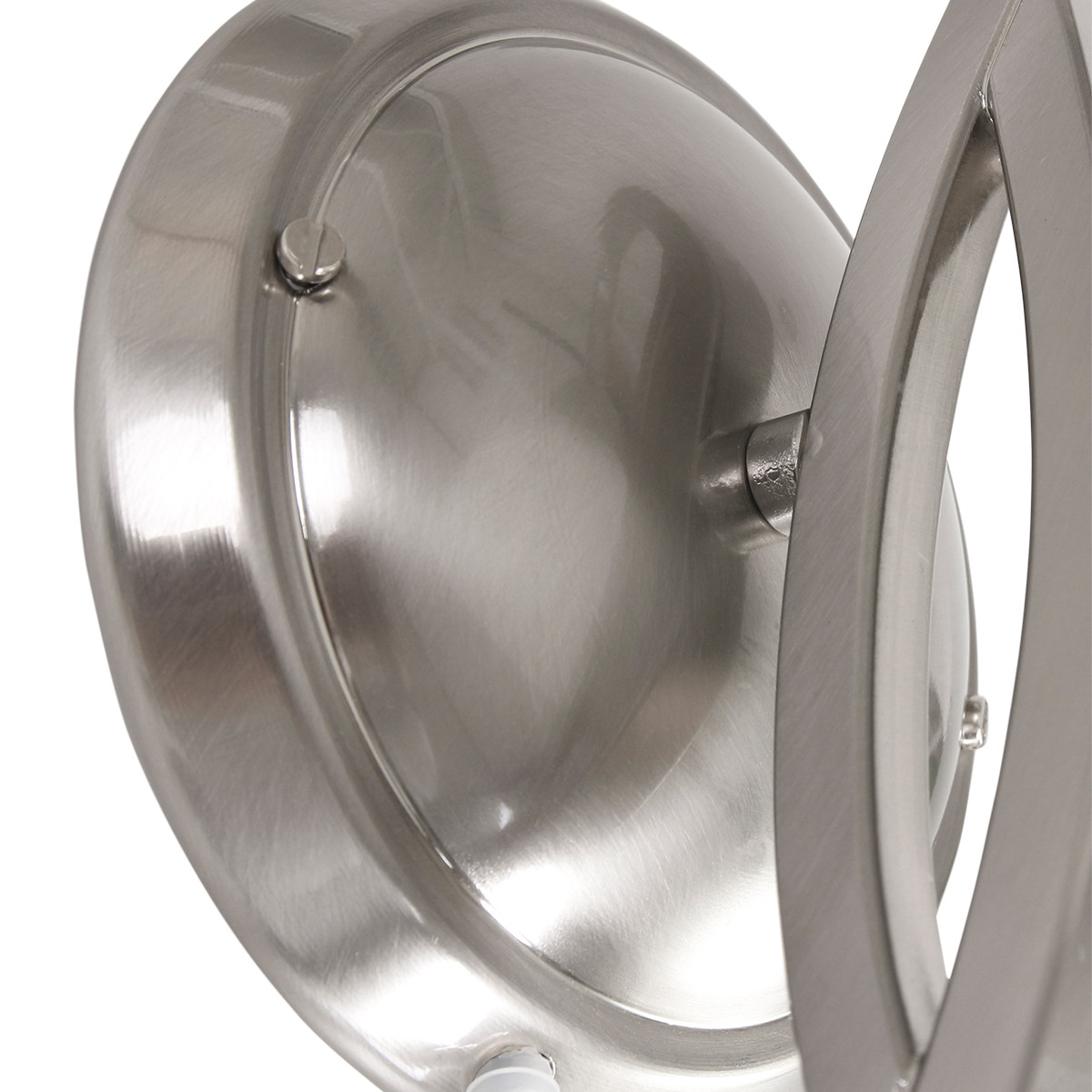 Applique murale ronde en acier abat-jour verre laiteux Steinhauer Capri – Image 4