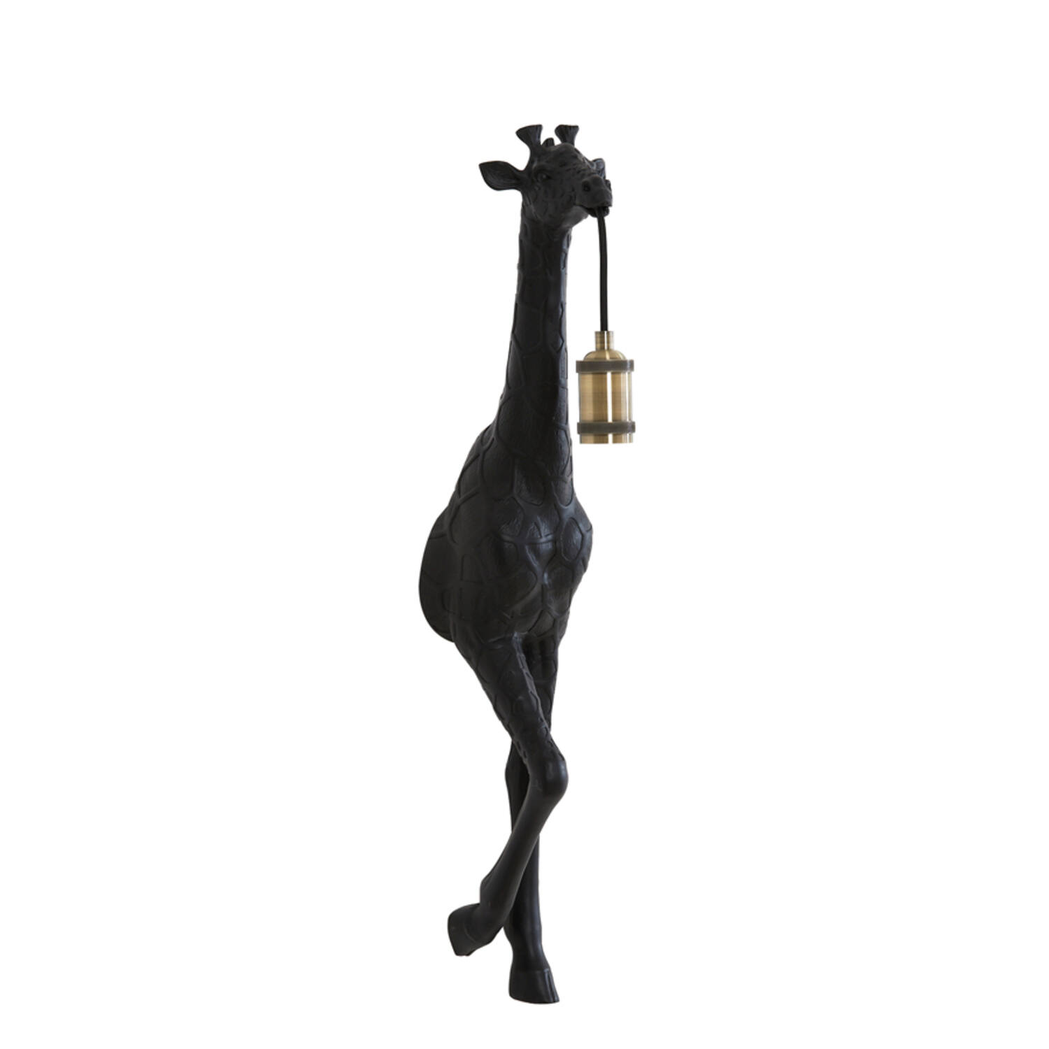 Applique murale africaine noire en forme de girafe Light & Living Giraffe – Image 2