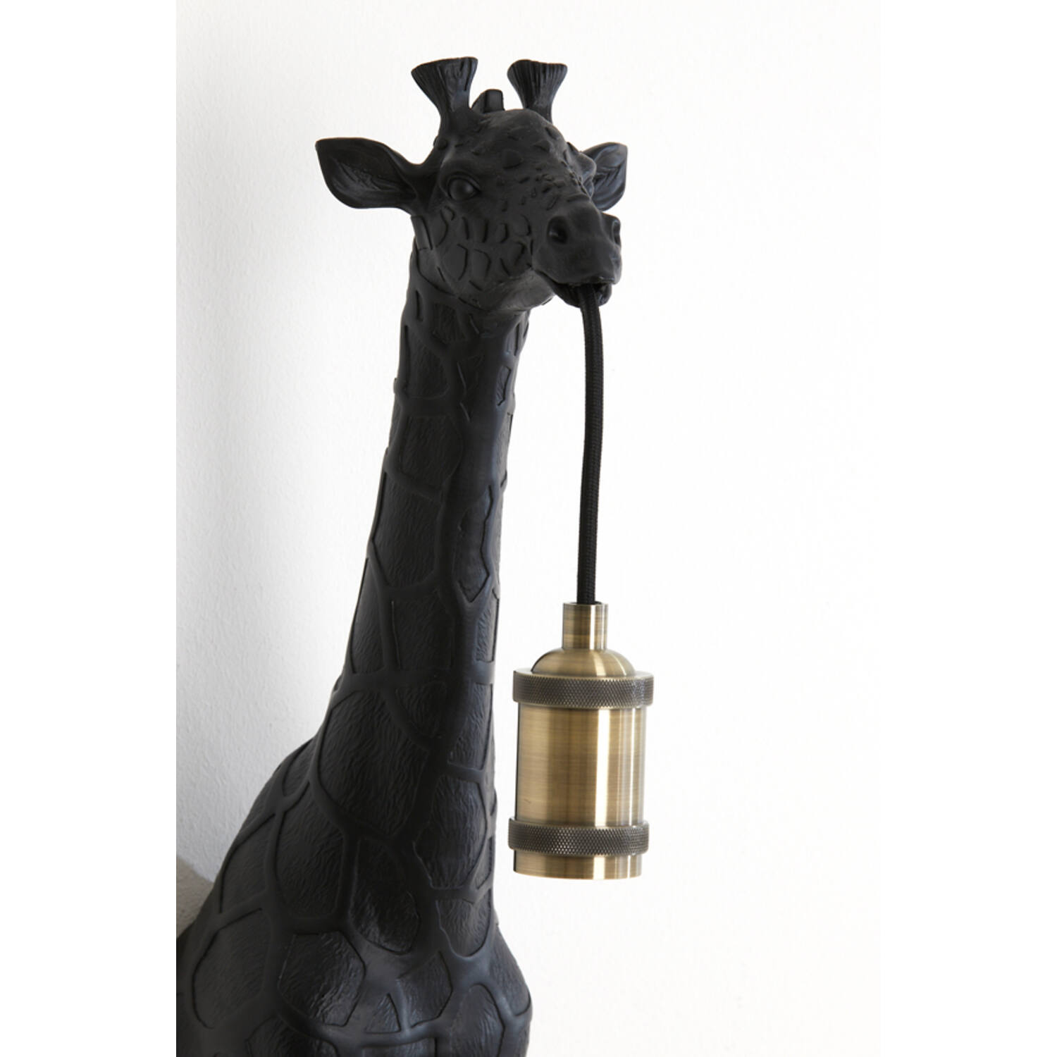Applique murale africaine noire en forme de girafe Light & Living Giraffe – Image 3
