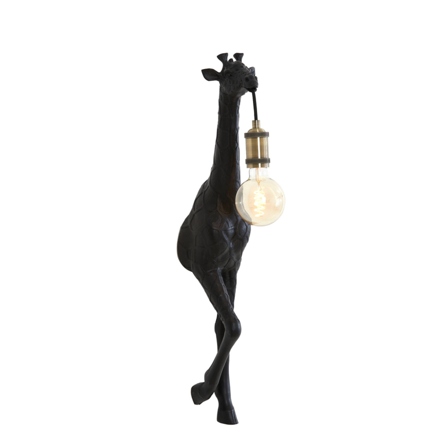Applique murale africaine noire en forme de girafe Light & Living Giraffe – Image 6