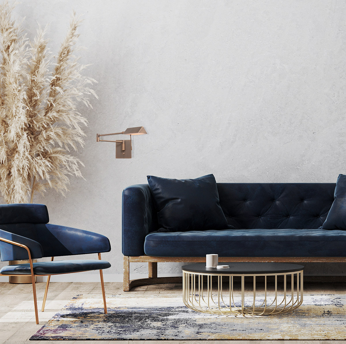 Applique murale ajustable Steinhauer Retina bronze moderne – Image 3