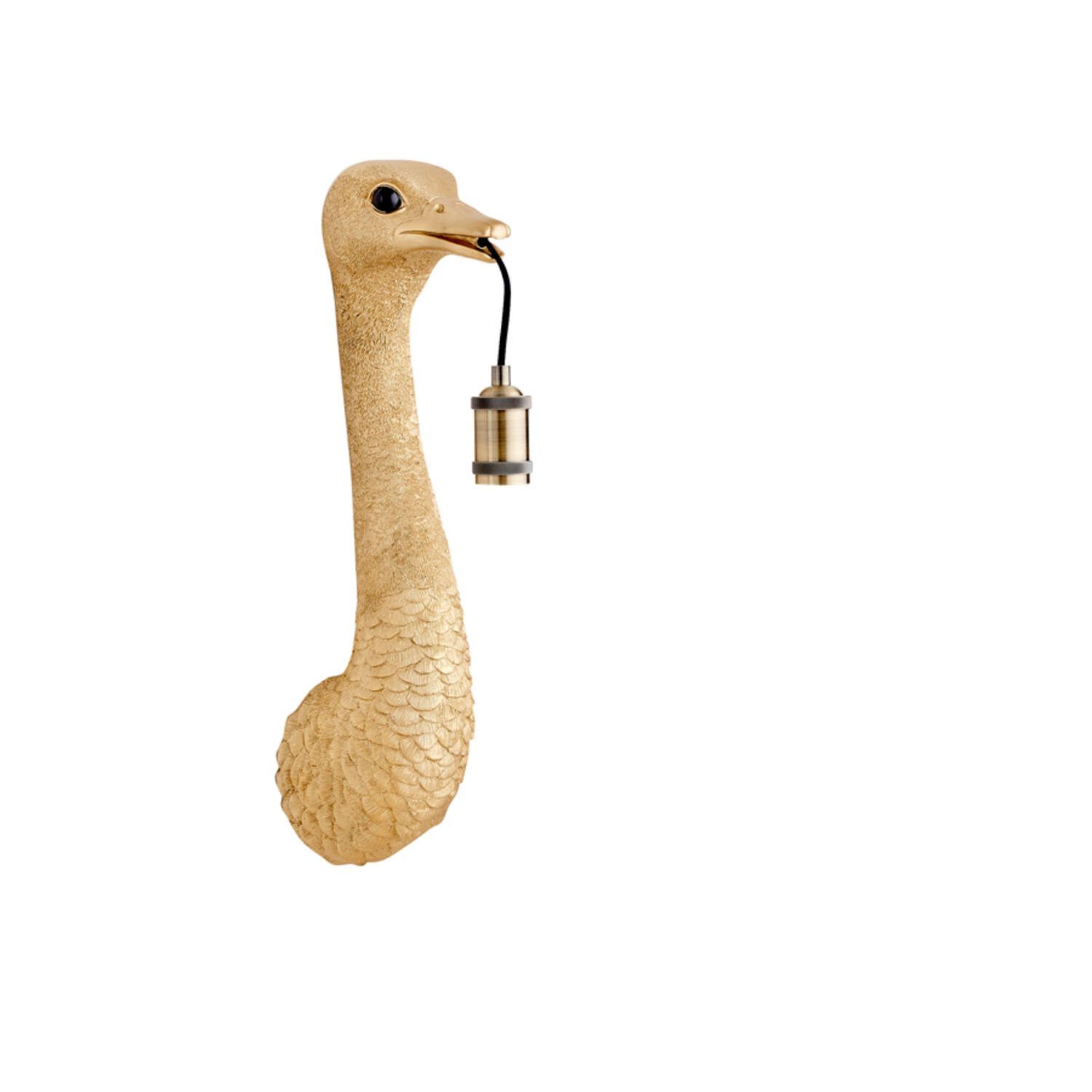 Applique murale autruche dorée Light & Living Ostrich – Image 2