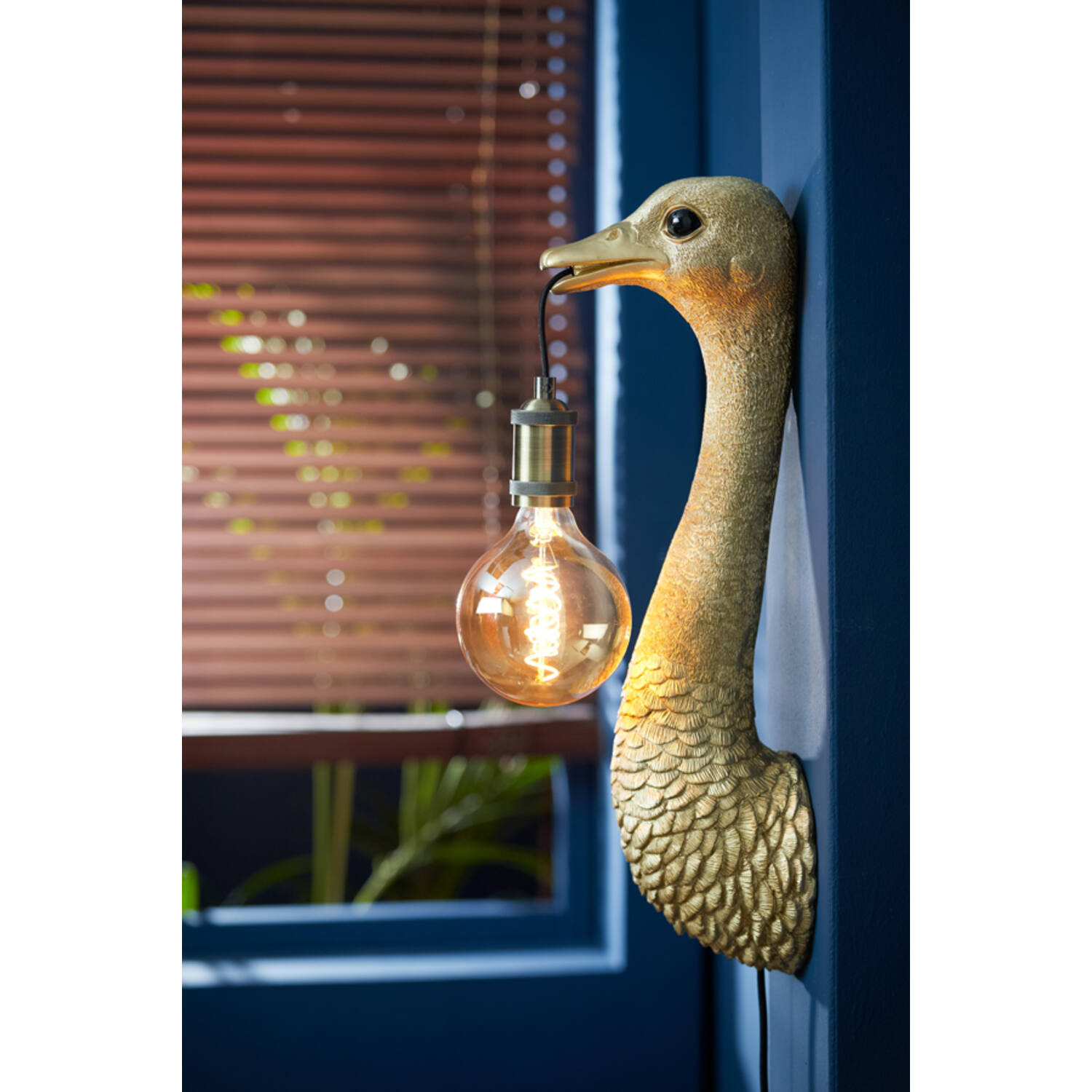 Applique murale autruche dorée Light & Living Ostrich – Image 3