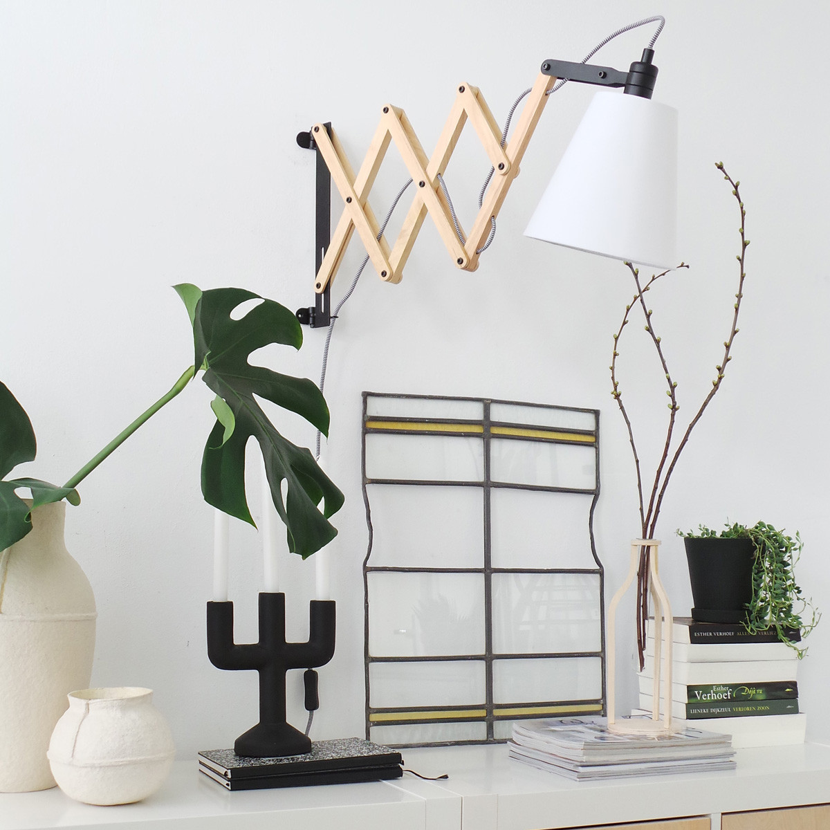 Applique murale bois accordéon Mexlite Dion – Image 3