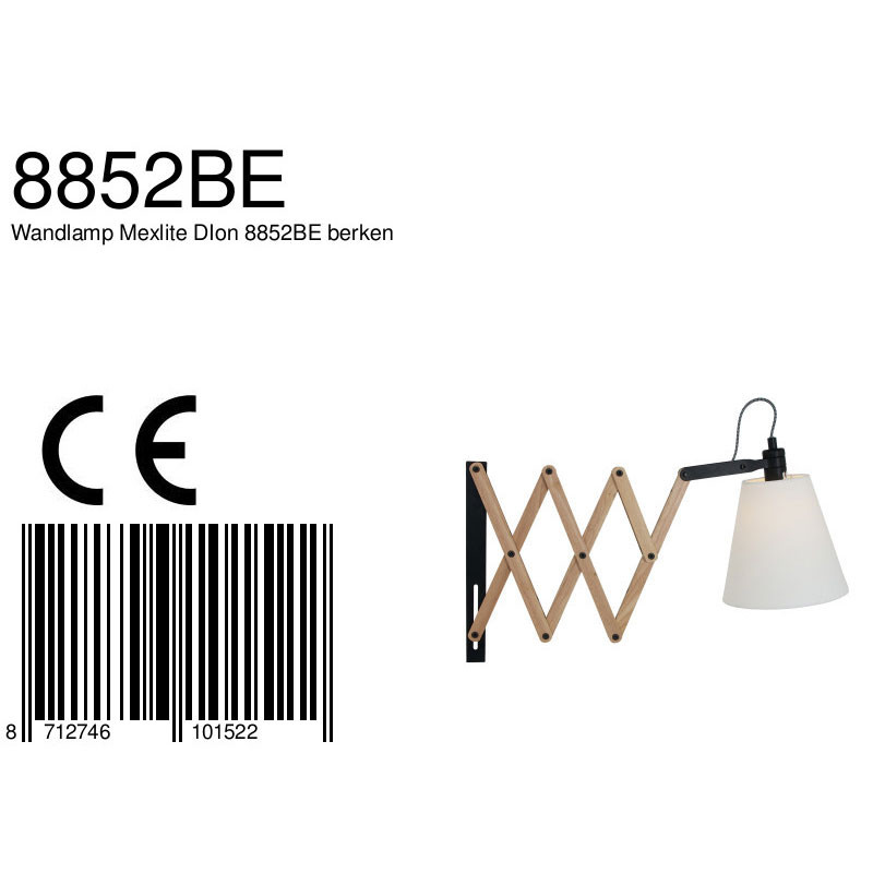 Applique murale bois accordéon Mexlite Dion – Image 9