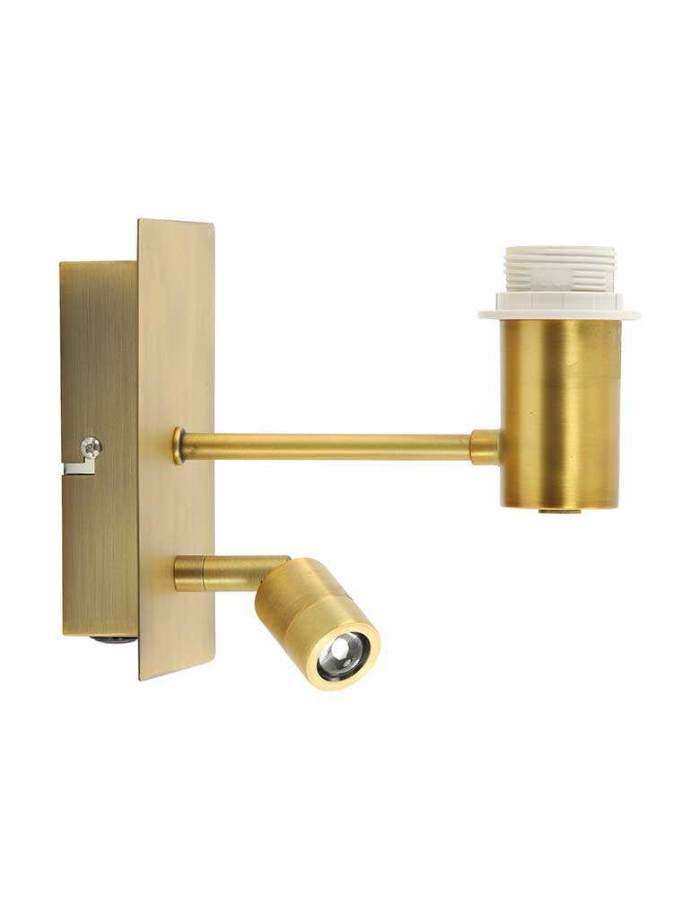 Applique murale chambre Light & Living Montana bronze et or – Image 2