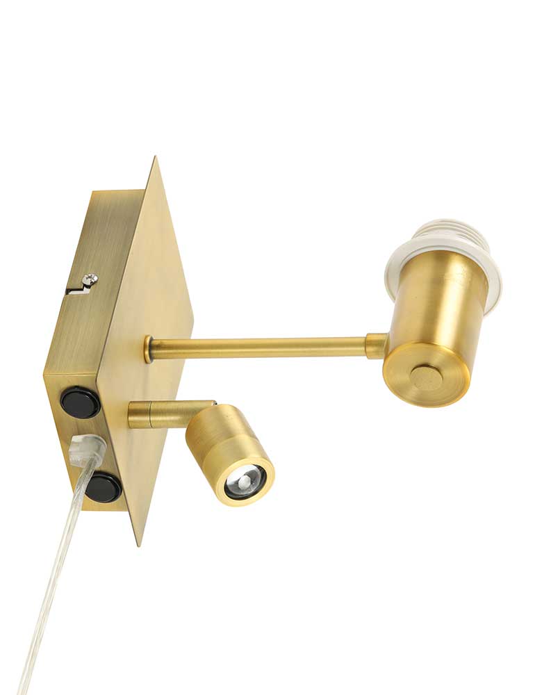 Applique murale chambre Light & Living Montana bronze et or – Image 4