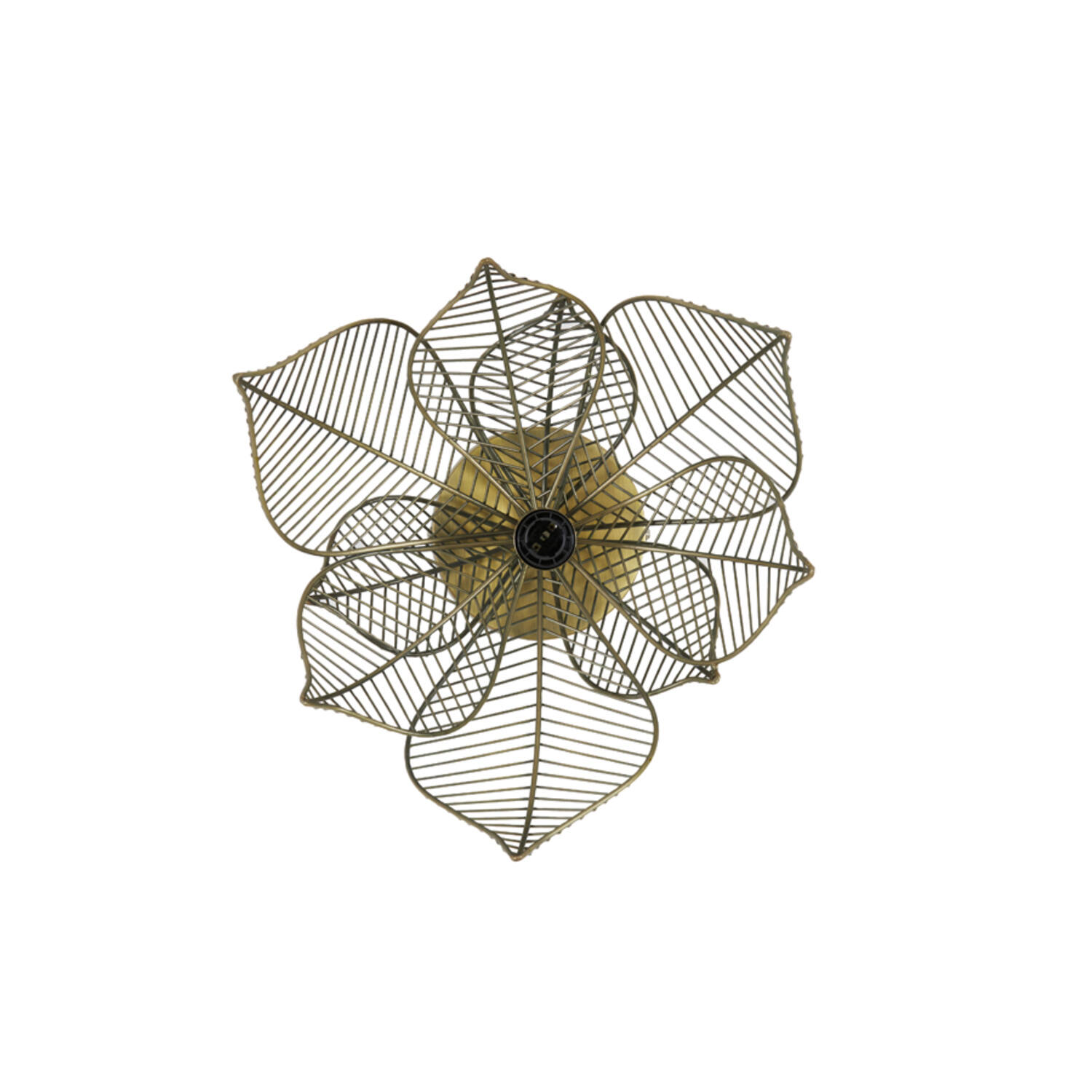 Applique murale classique dorée avec motif floral Light & Living Pavas – Image 2