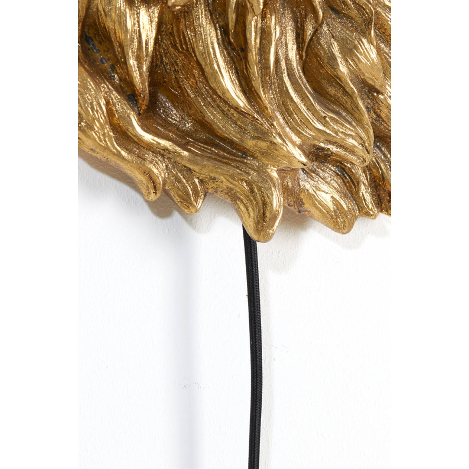 Applique murale classique dorée en forme de tête de lion Light & Living Lion – Image 4