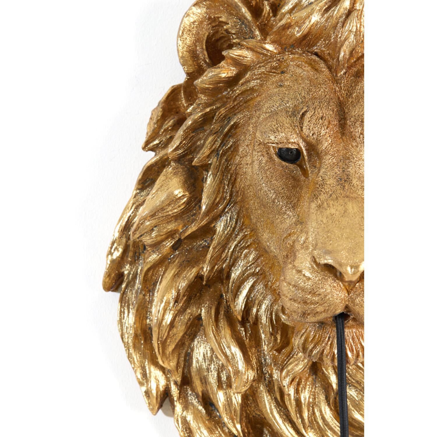 Applique murale classique dorée en forme de tête de lion Light & Living Lion – Image 5