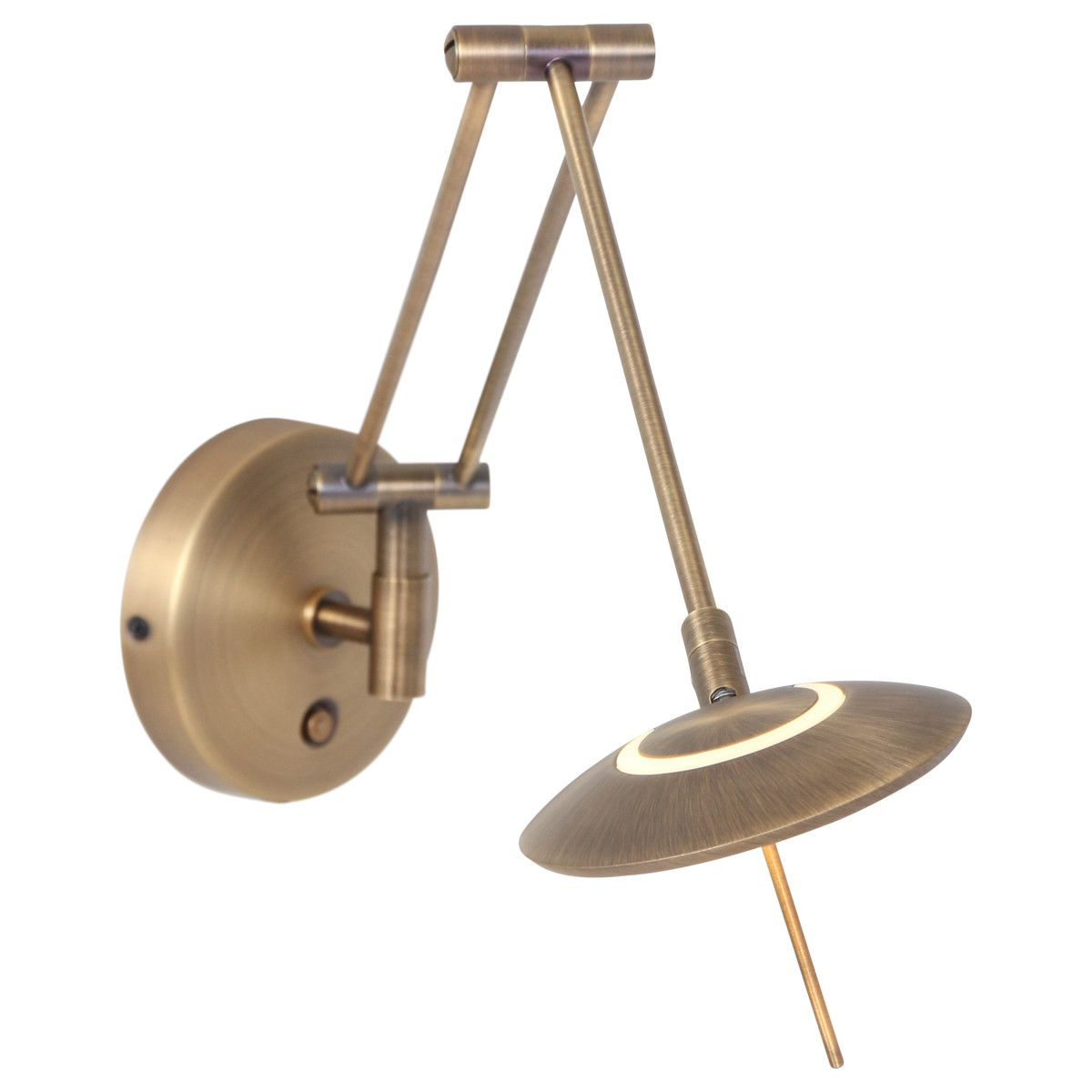 Applique murale classique LED bronze Steinhauer Zodiac – Image 2