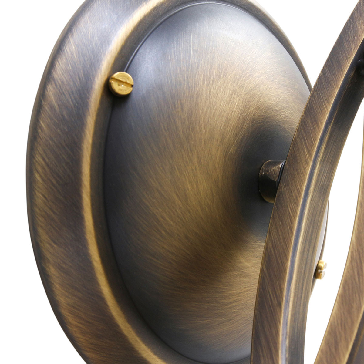 Applique murale bronze abat-jour verre marbré Steinhauer Capri – Image 4