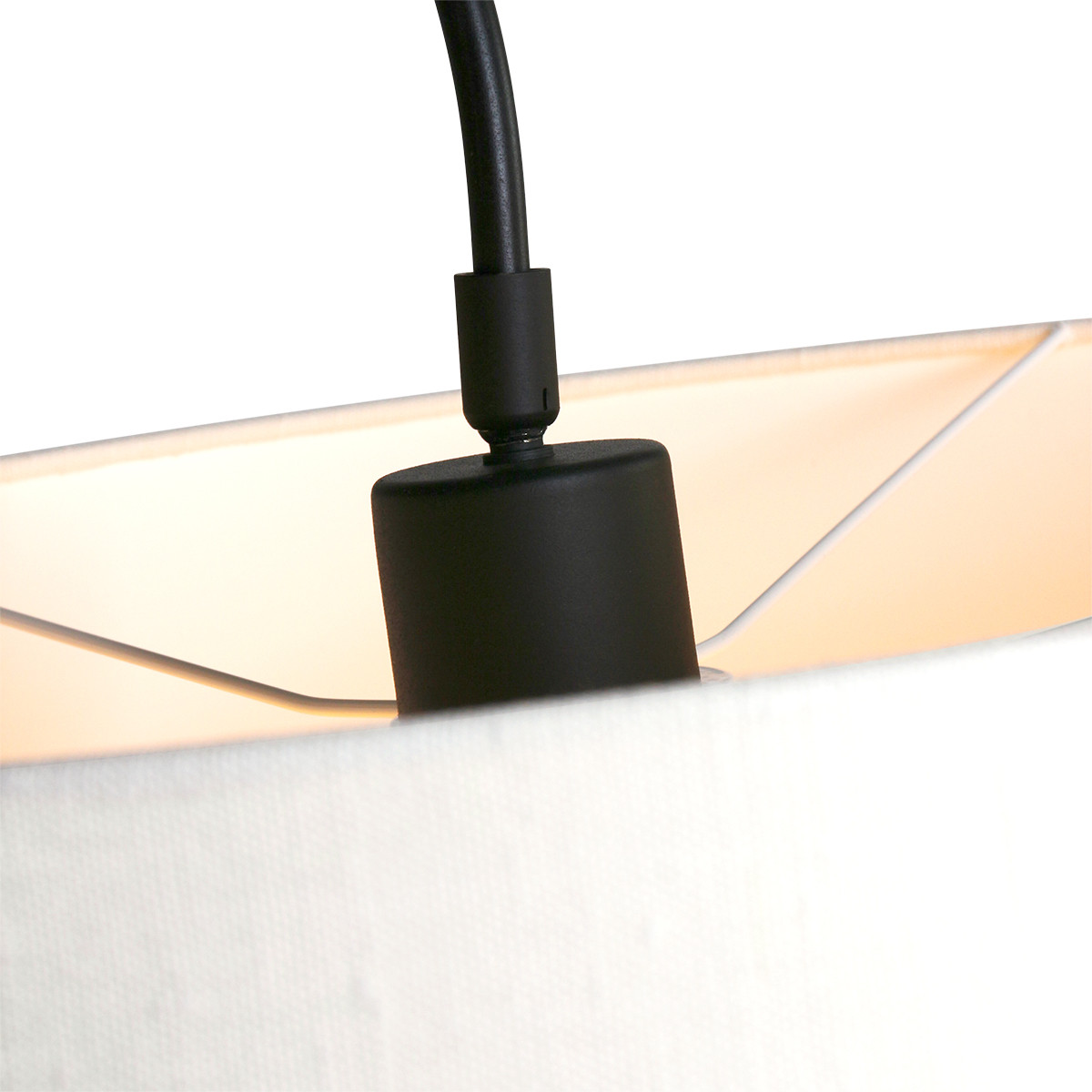 Applique murale extensible avec abat-jour crème Steinhauer Gramineus – Image 5