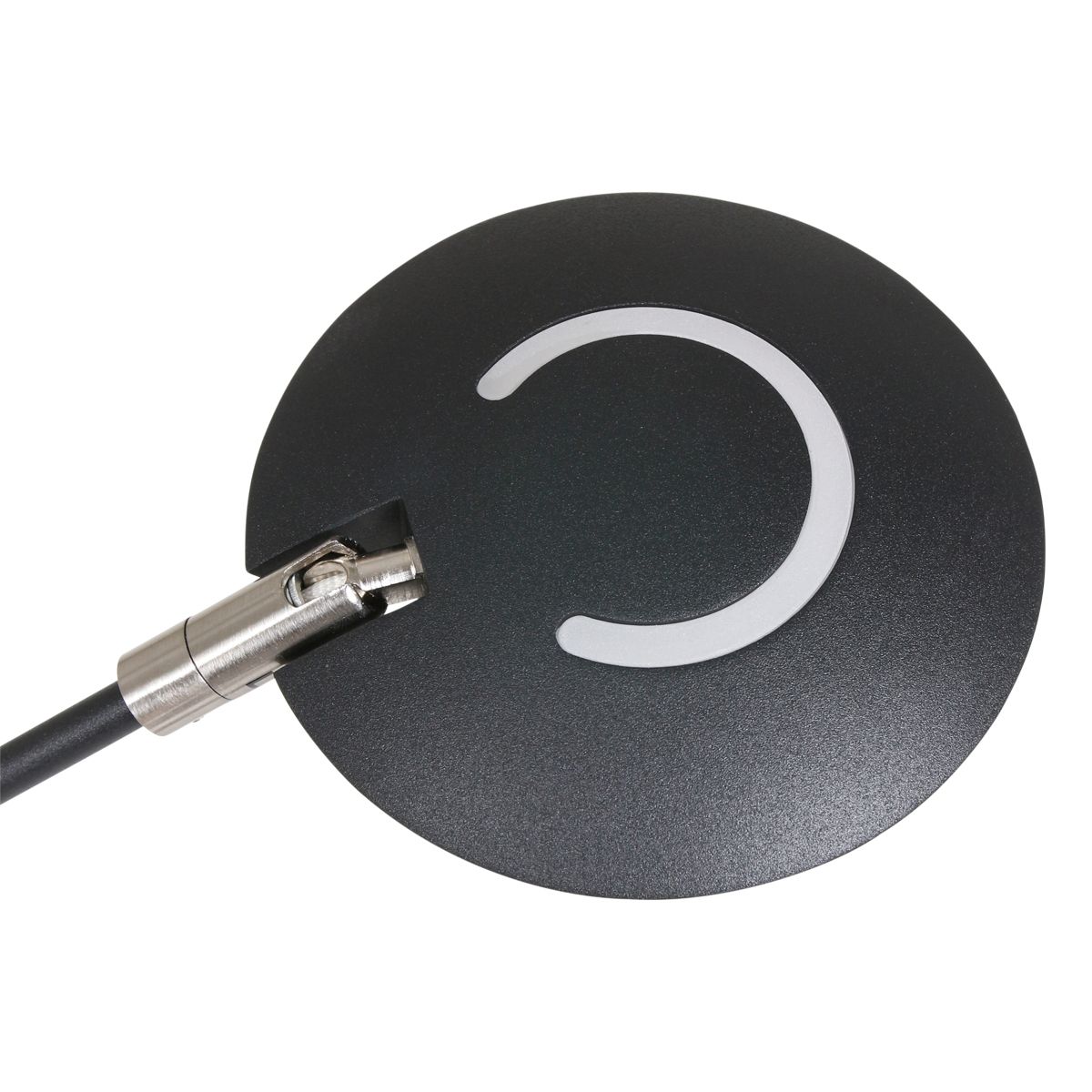 Applique murale moderne en métal et plastique noir Steinhauer Zodiac LED – Image 12