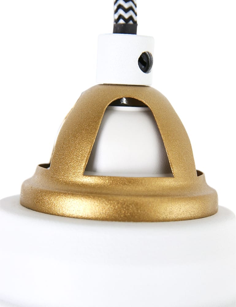 Lampe pince blanche et dorée Mexlite Nove – Image 4