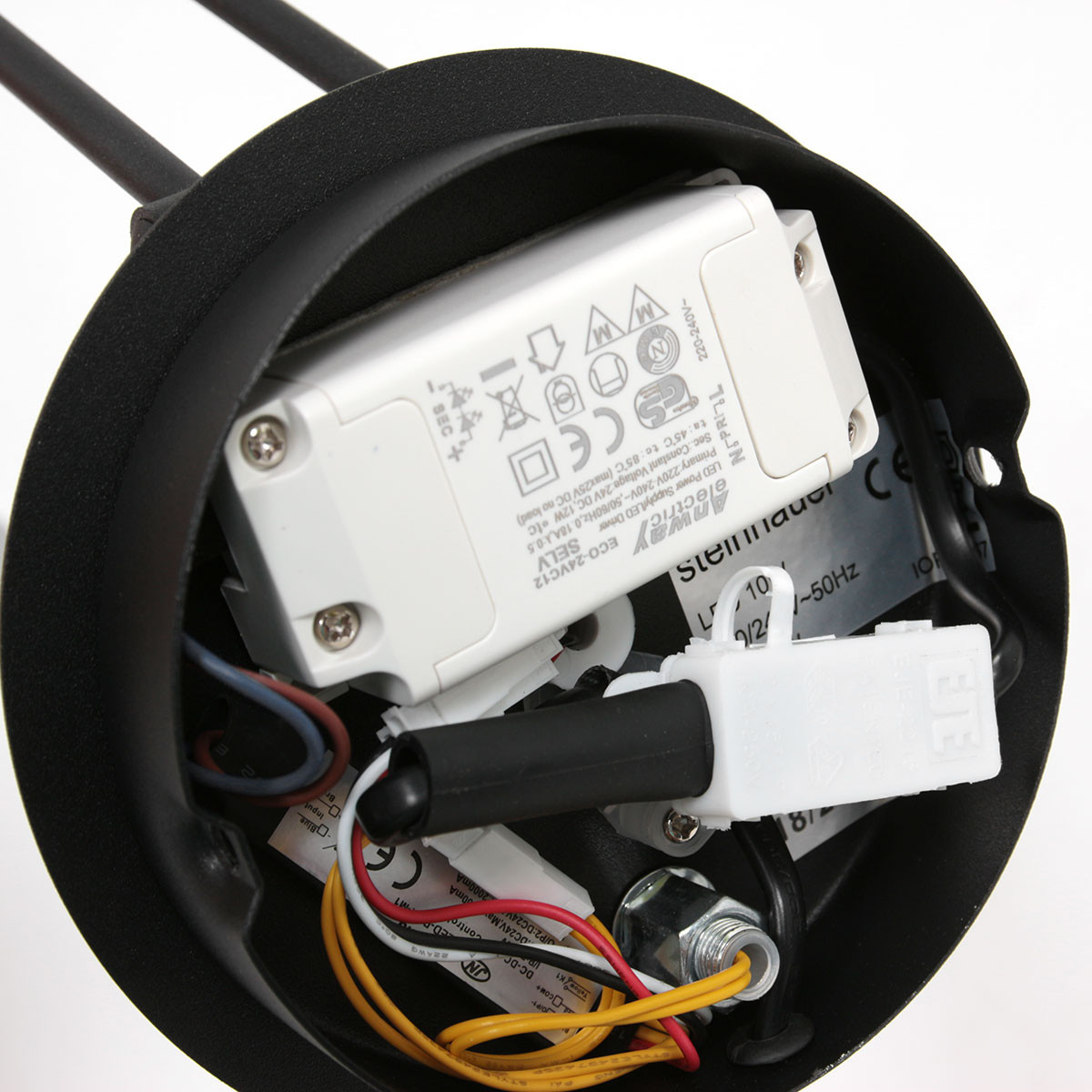 Applique murale noire flexible avec plaque de verre Steinhauer Soleil – Image 22