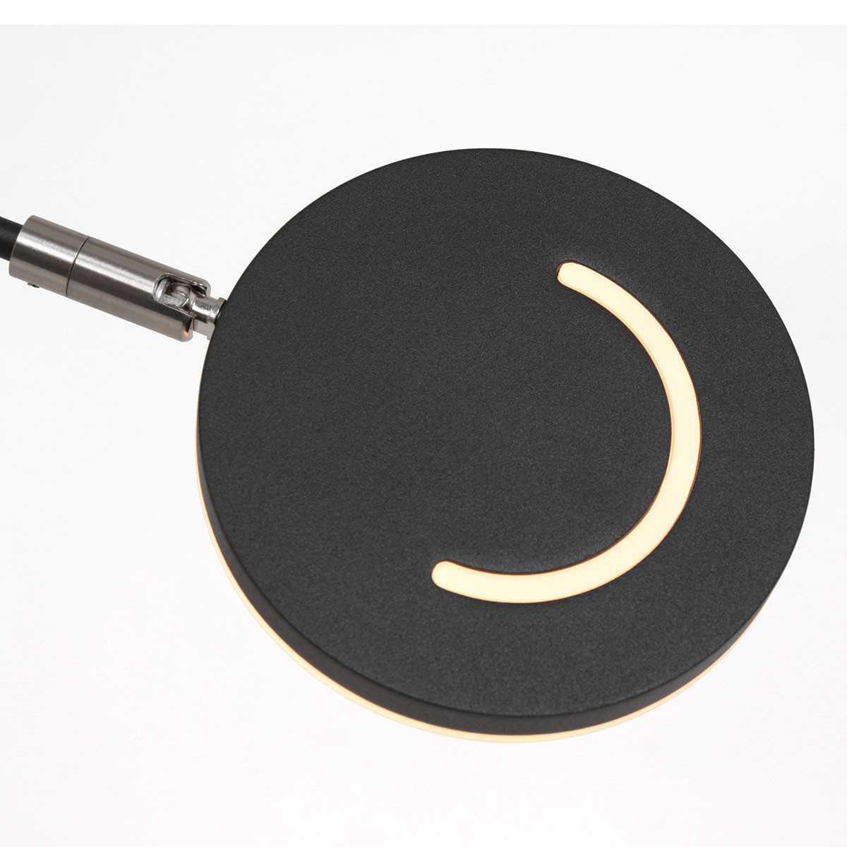 Applique murale noire flexible avec plaque de verre Steinhauer Soleil – Image 3