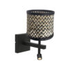 applique-murale-noire-avec-motif-et-lampe-de-lecture-steinhauer-stang-naturel-et-noir-3701zw