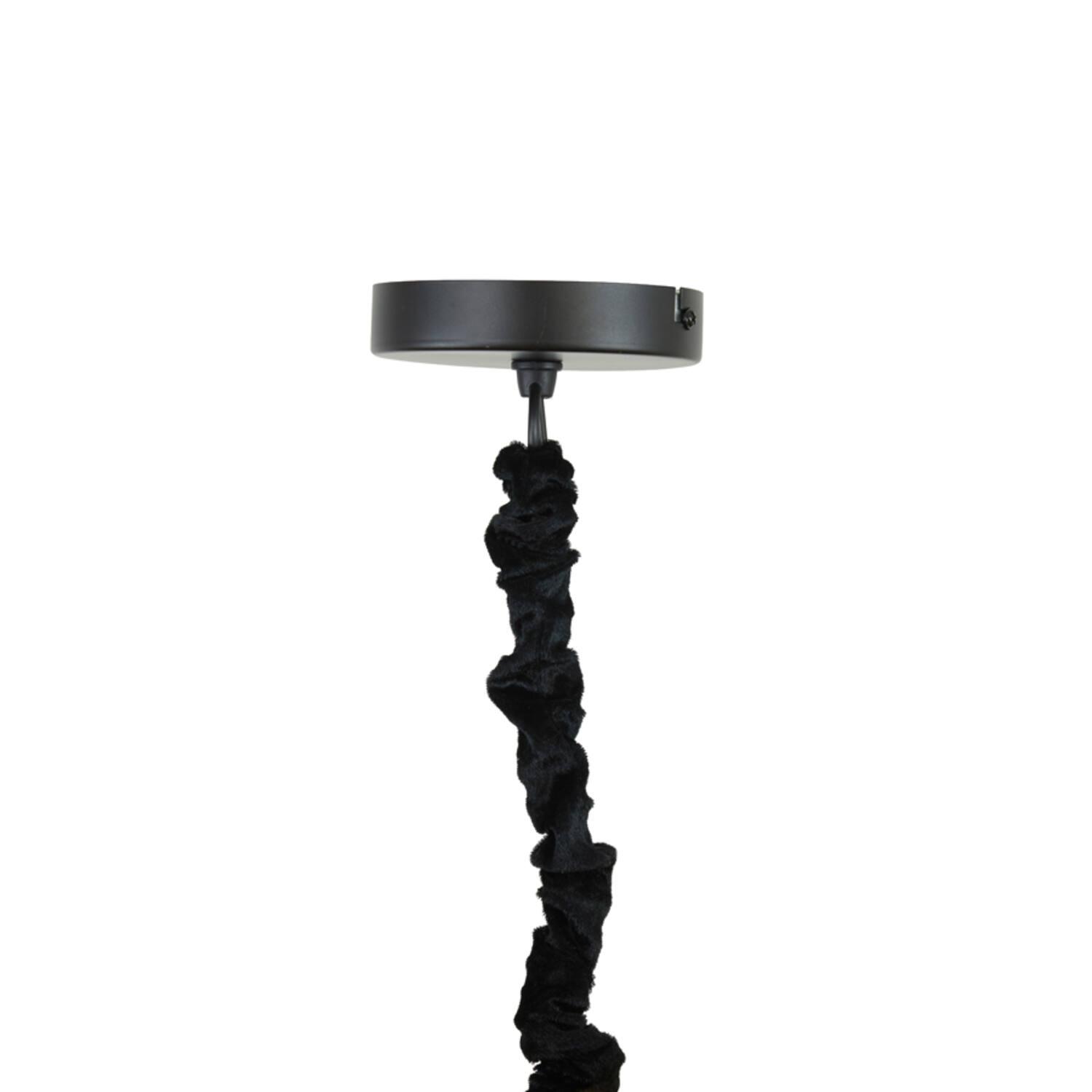 Applique murale noire rustique en forme de fleur en métal Light & Living Feather – Image 4