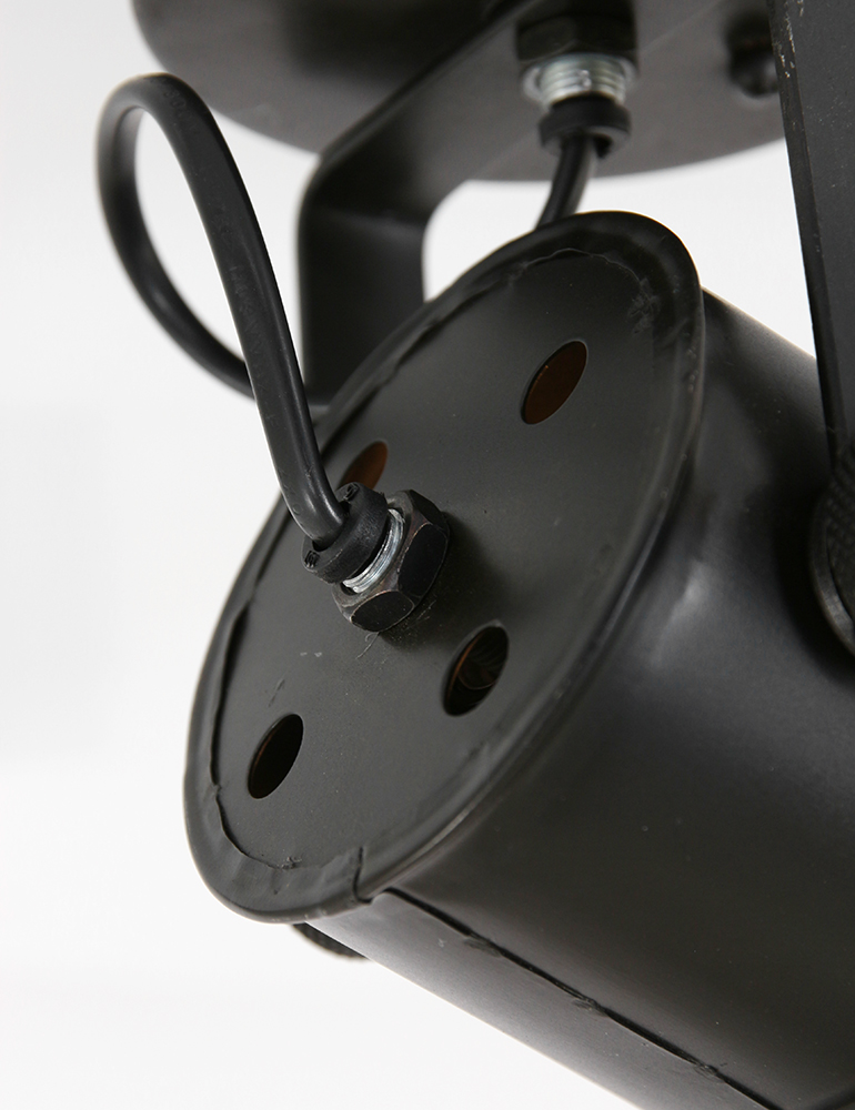 Applique murale robuste Eliano Light & Living noir – Image 3