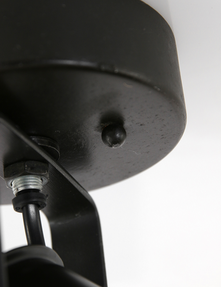 Applique murale robuste Eliano Light & Living noir – Image 4