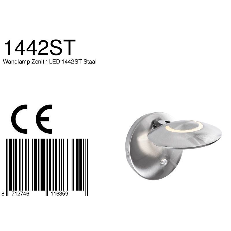 Applique murale dimmable Steinhauer Zenith LED – Image 7