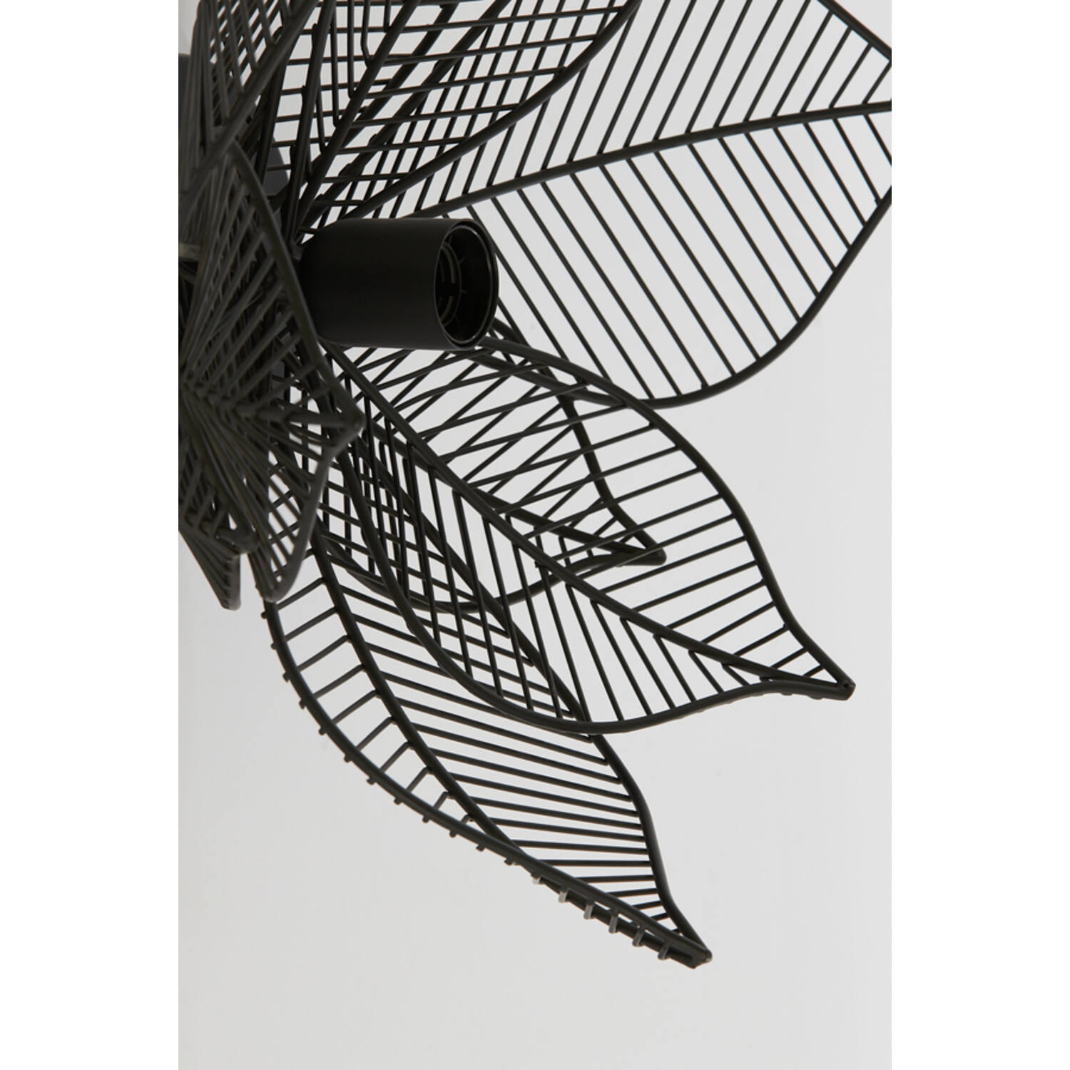 Applique murale rustique noire avec motif floral Light & Living Pavas – Image 3