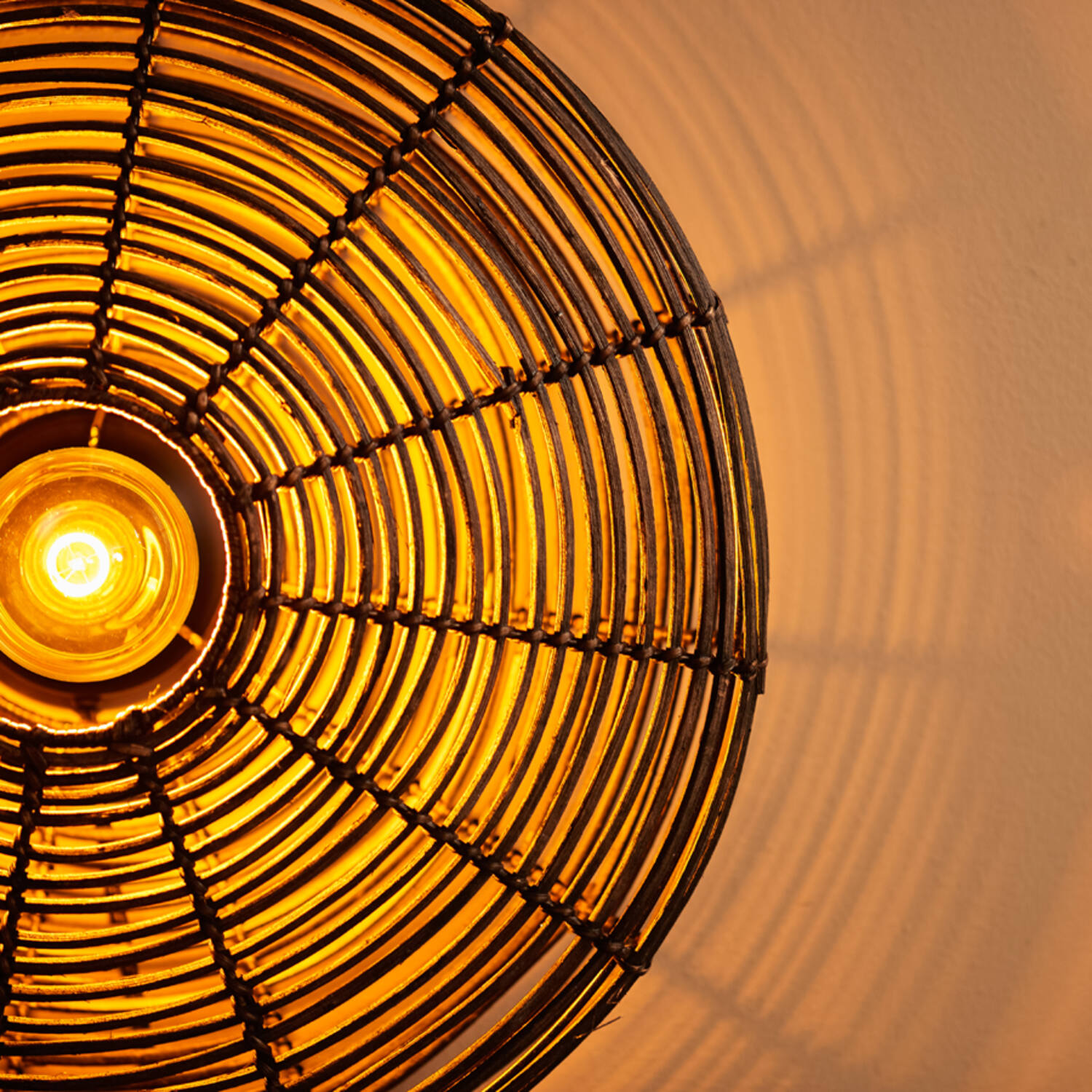 Applique murale rustique noire en bois Light & Living Mataka – Image 3